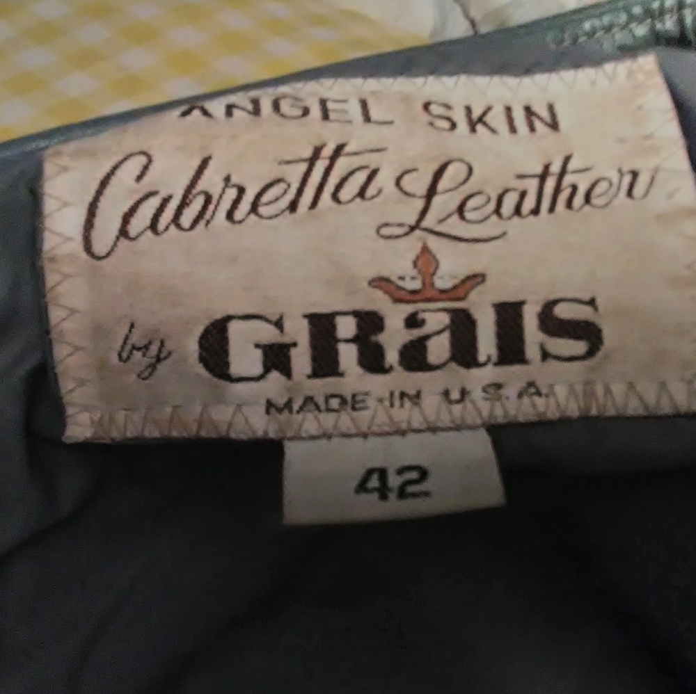 Angel skin leather jacketv kntage